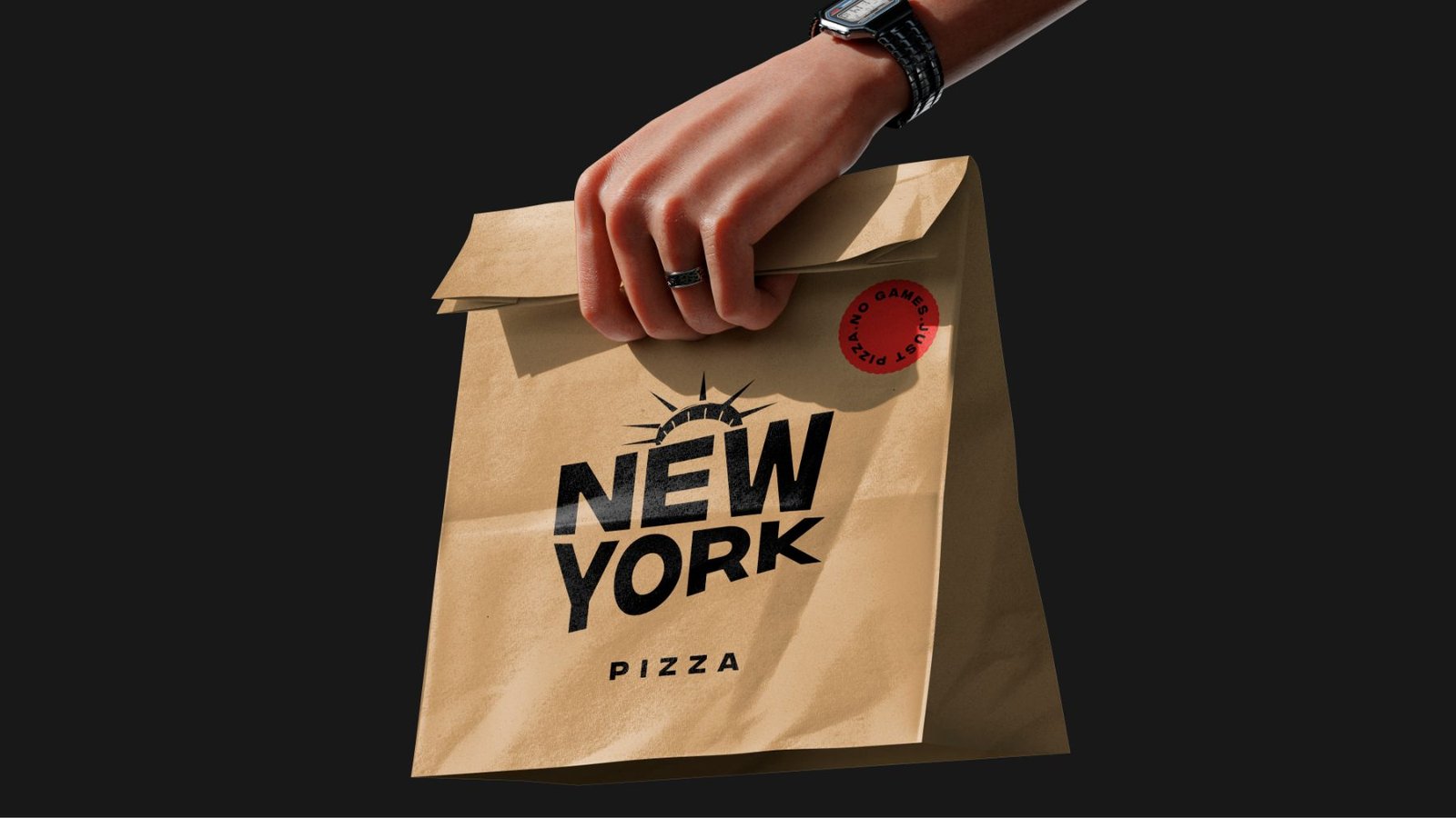 Bolsa de papel New York Pizza